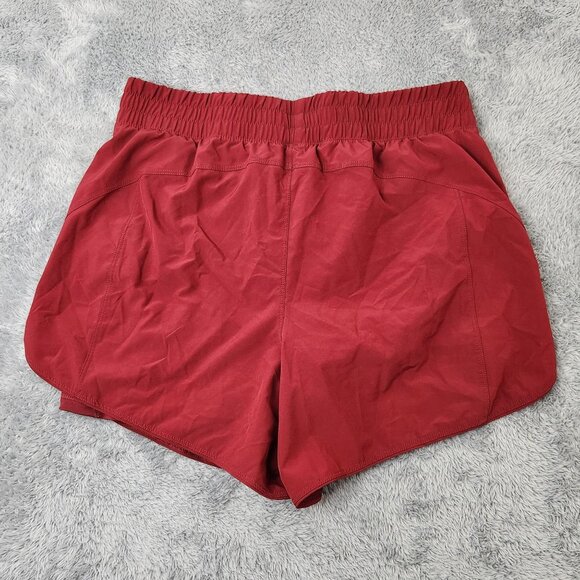 Avia Athletic Shorts Womens L 12-14 Red with Inner Lining Elastic Waist Stretch - Picture 7 of 7